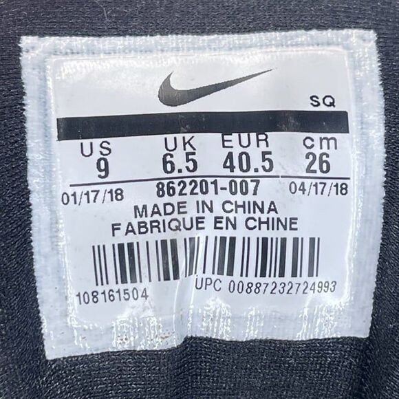 Nike Air Max Plus SevWomens Running Shoes Black 862201-007 Just Do It Size 9 - Picture 11 of 11